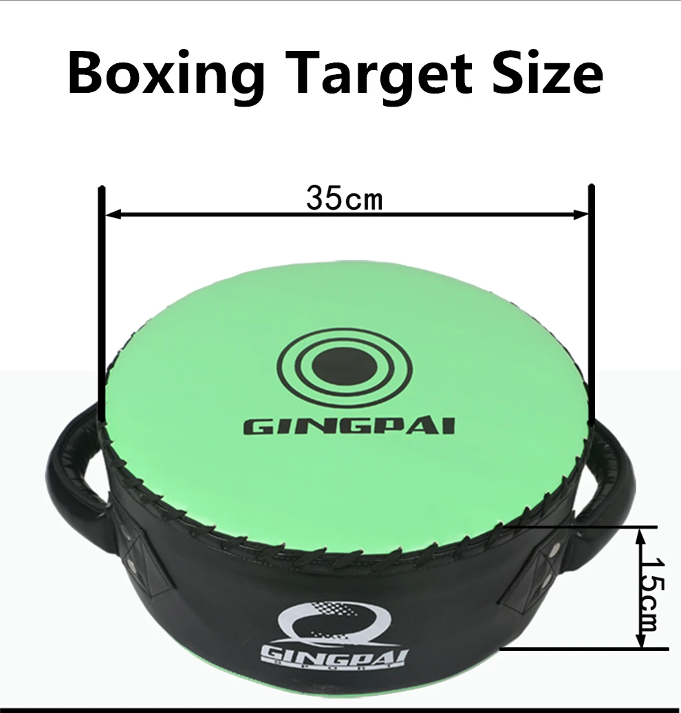 PU Good heavy Boxing target durable Punching pads MMA kicking big round targets muay thai martial arts Shield focus curved pad