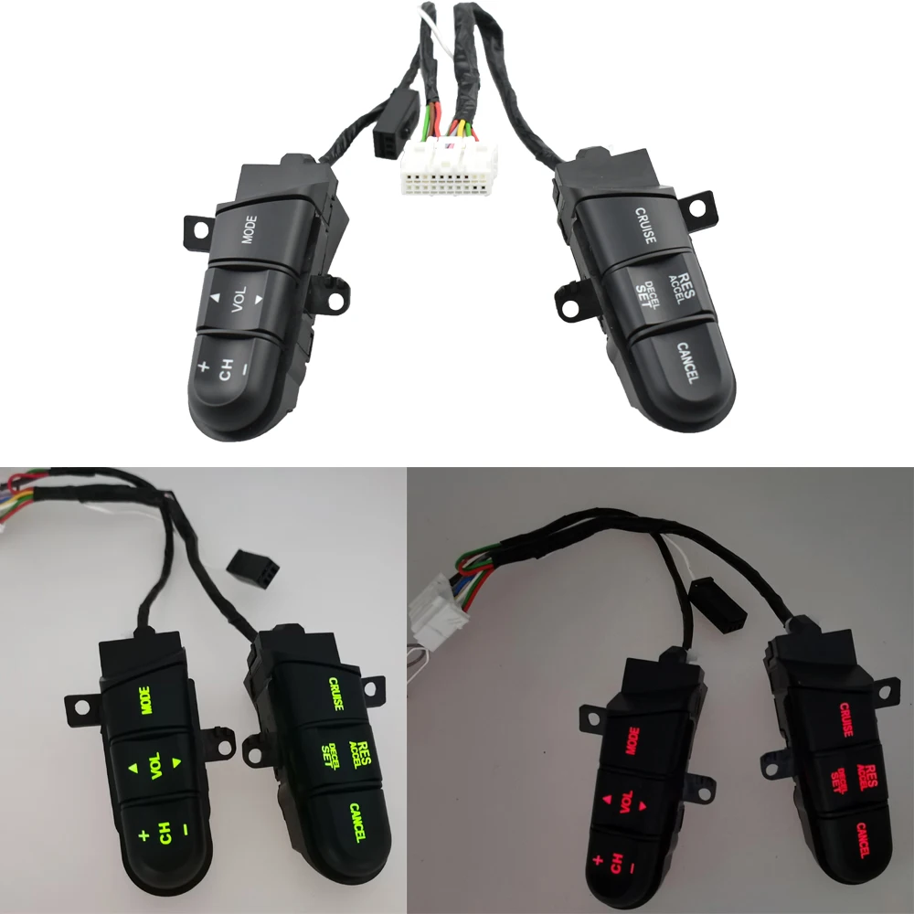 Steering Wheel Pad Cruise Audio Remote Switch 36770SNAA12 36770-SNA-A12 For Honda Jazz /Fit Civic 2006 2007 2008 2009 2010 2011