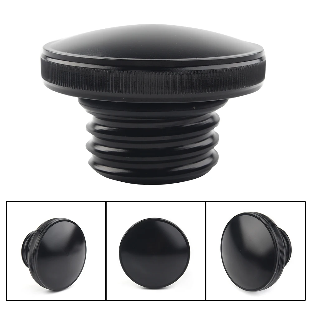 Motorcycle Fuel Gas Cap Tank Right-hand Thread Smooth For Harley Davidson Sportster Dyna Road King Softail XL 883 1200 1992-up