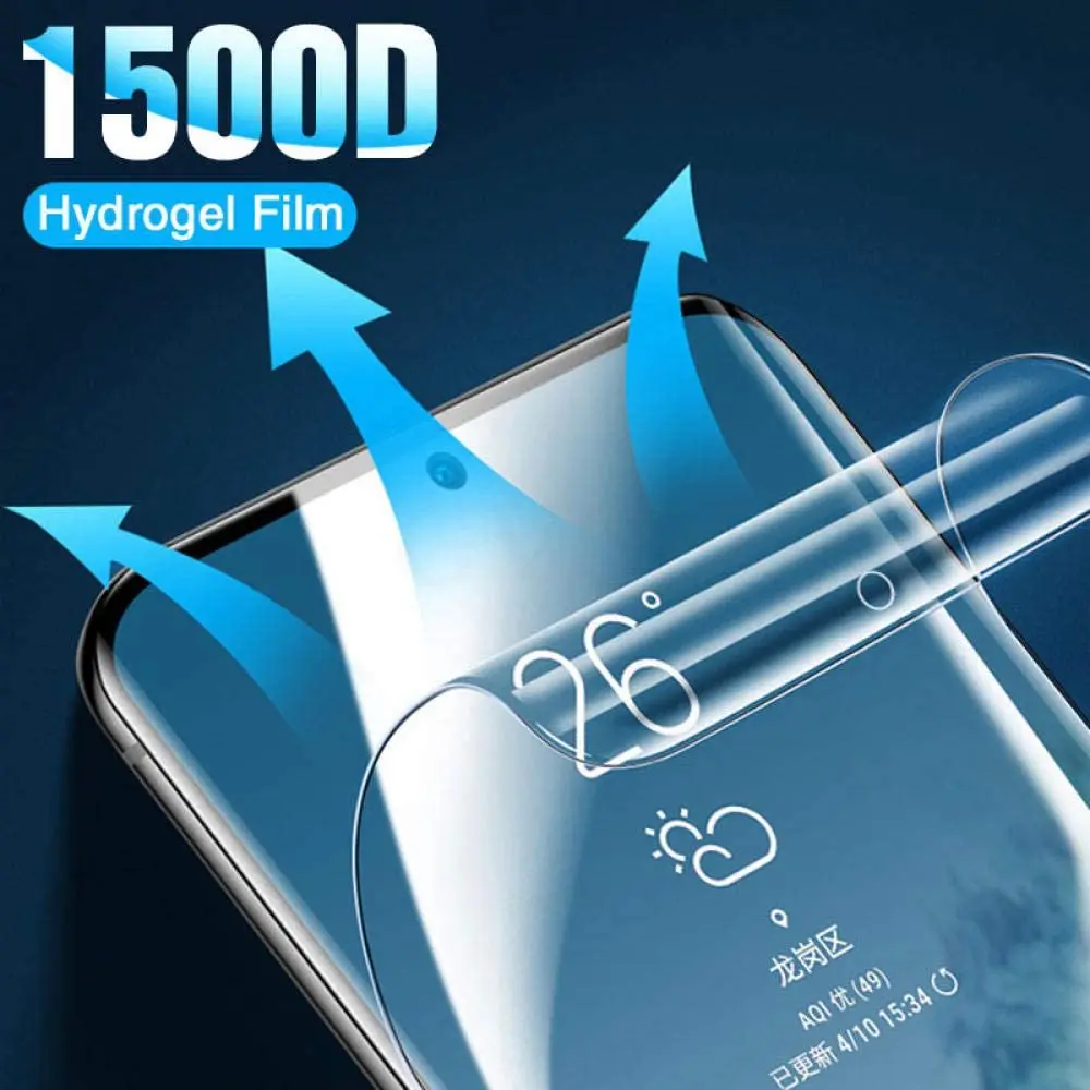 Hydrogel Film For Sony Xperia L4 L3 L1 Screen Protector For Sony Xperia 1 II 10 II PRO Protective  Film Not Glass