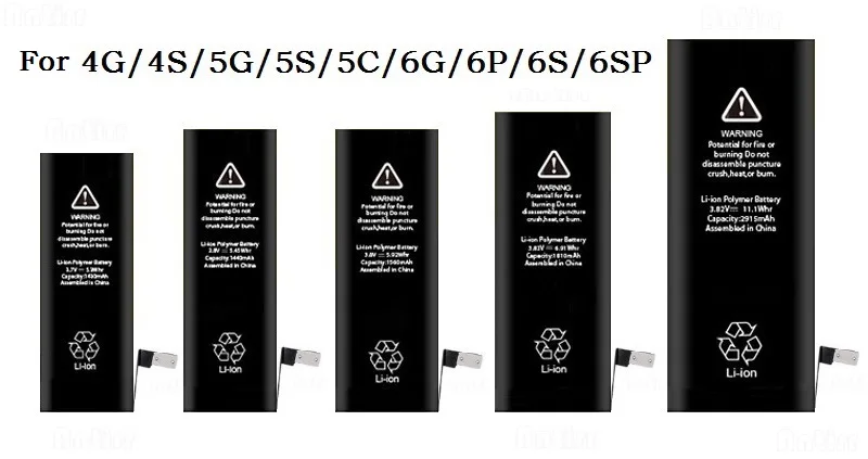 0 Cycle 2750 MAh For Iphone 6s plus 6splus Battery High-quality batteries For Apple IPhone 6s plus bateria For Cellphone