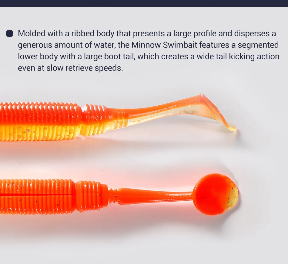 Noeby 3PCS Swimbait Shad Weichen Köder 15cm 27,5g 17,5 cm 40g Weicher Köder Minnow weichen Köder Wobbler Bass Barsch Hecht Angelgerät – Detail 4