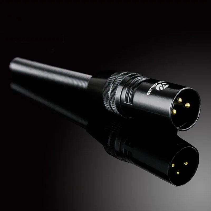 مطلي بالذهب 3 دبوس XLR Headon Cannon ذكر وأنثى ميكروفون ميكروفون خلاط وصلات صوت 3 أقدام
