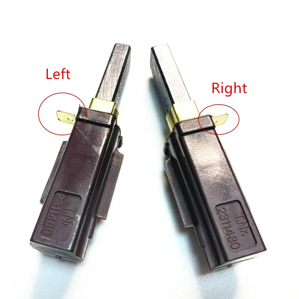 2pcs for Ametek Lamb Electric Vacuum Cleaner Motor Carbon Brush 2311480 33326-1 51503 6.3X11mm NUMATIC Henry Hetty Hoover Motor