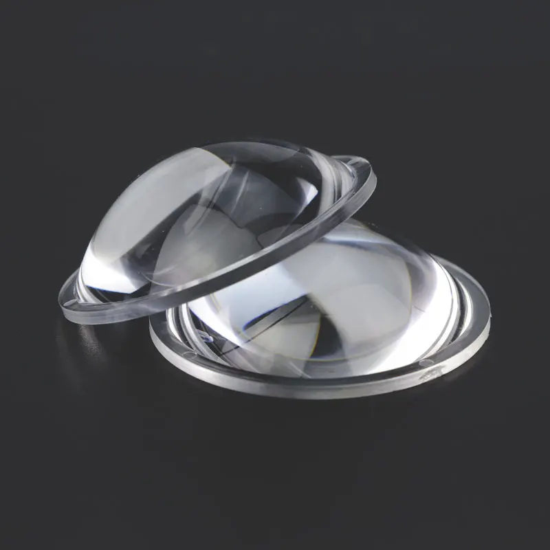 2pcs 35mm 38mm 40mm Plano Convex Lens Optical PMMA Plano-convex focusing LED lens Focal length 38mm 32mm 23mm