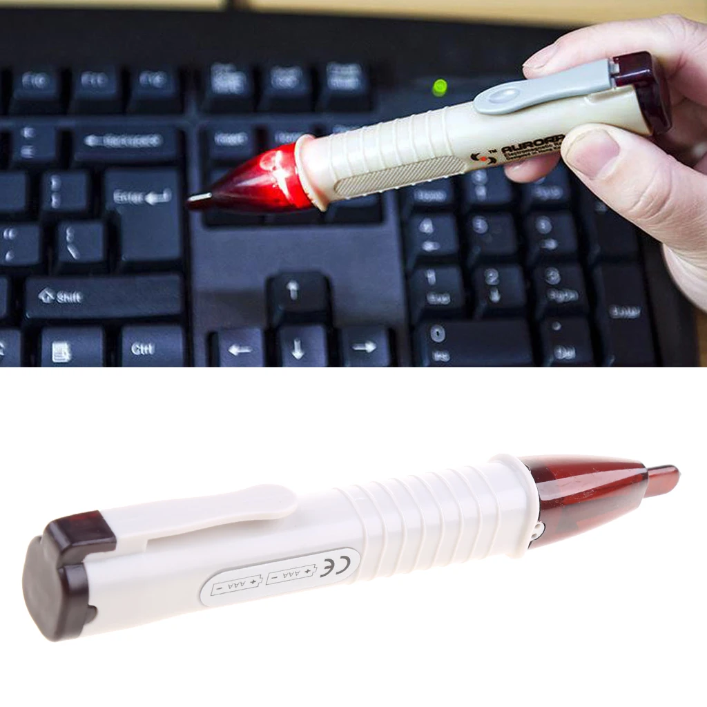 Noncontact High Sensitive Electromagnetic Radiation Detector Pen EMF Tester New