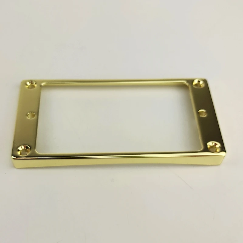 1 Set Gold Humbucker Pickup Frames neck and bridge Pickup Mounting Ring Curved Tapered For LP Electric Guitar