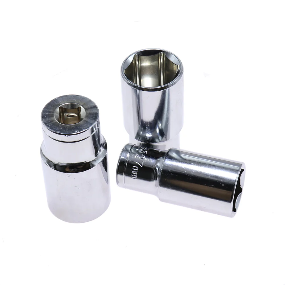 1 Buah 1/2 Inci 27 30 32Mm Enam Sudut Lengan Hex Dalam Kepala Soket untuk Kunci Pas Ratchet Alat Tangan Perbaikan Otomatis