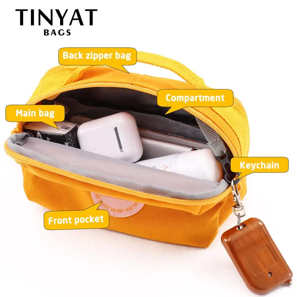 TINYAT Mini Handbags Women\'s bag Satchels Casual Student Bag Handbag Female Shoulder Bag Mobile Phone Bags Women Bag Pack