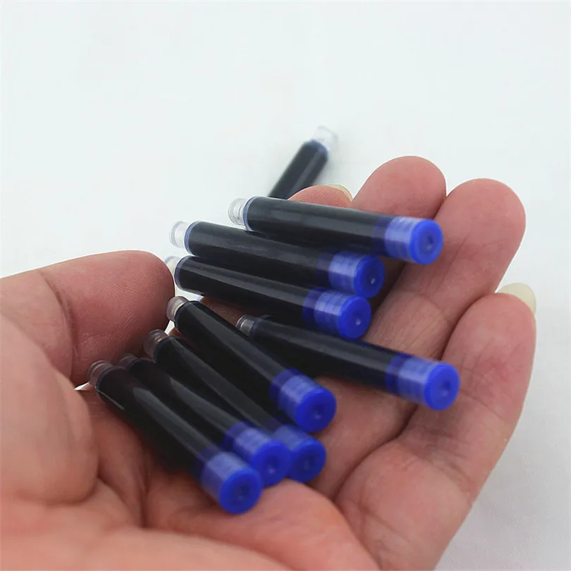 Cartuchos de Tinta Recarga para Caneta-tinteiro, Cartuchos de Tinta para Escrita, Saída de Fábrica, Alta Qualidade, Novo, 10PCs