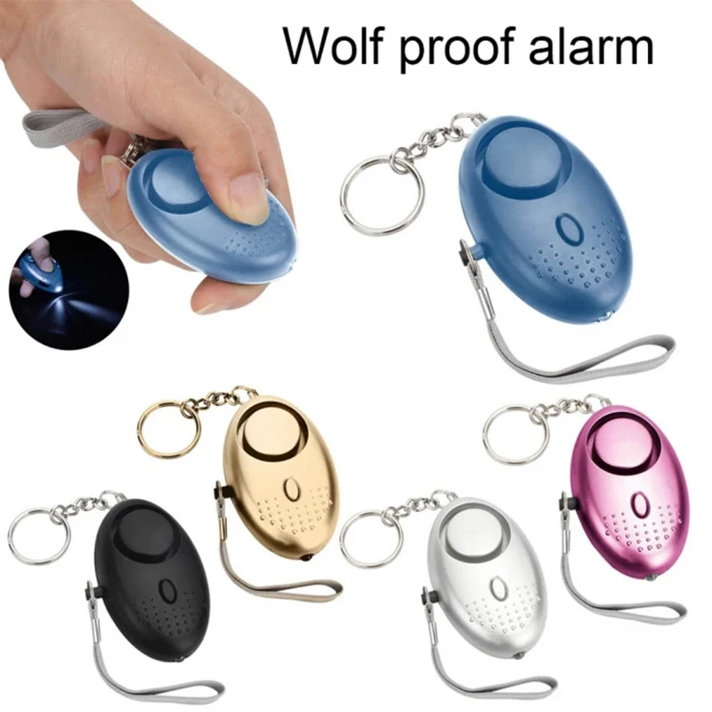 Self Defense Alarm 120dB Security Protect Alert Scream Loud Emergency WOmen Keychain Portable Small Decorations  tool