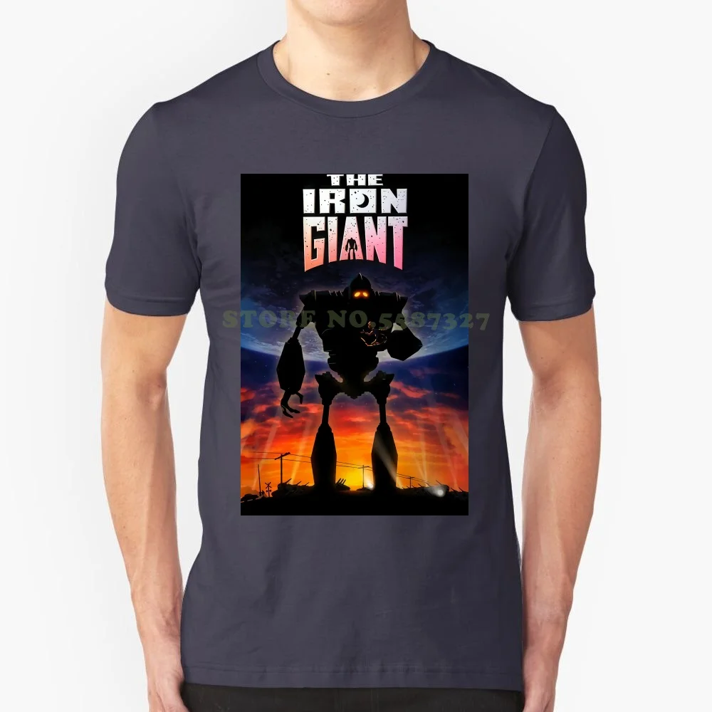 The Iron Giant Movie Poster Licensed Adult T Shirt Funny Tops Tee Casual O Neck