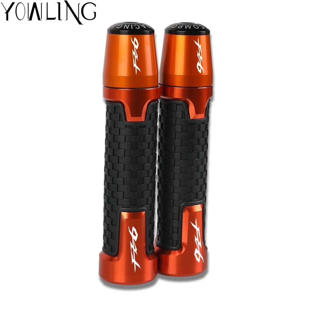 Motorcycle CNC Accessories 7/8''22mm handlebar grip ends handle bar grips For Yamaha FZ6 FZ6FAZER FZ6R FAZER600 FZ6S/FZ6N FZ600