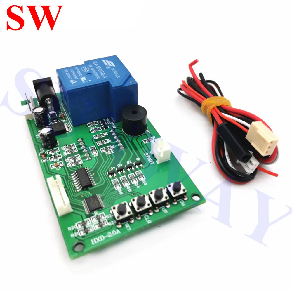 15A 4 Digits  Time Control Timer Board for arcade game coin acceptor selector, pump water, washing machine, massage chair