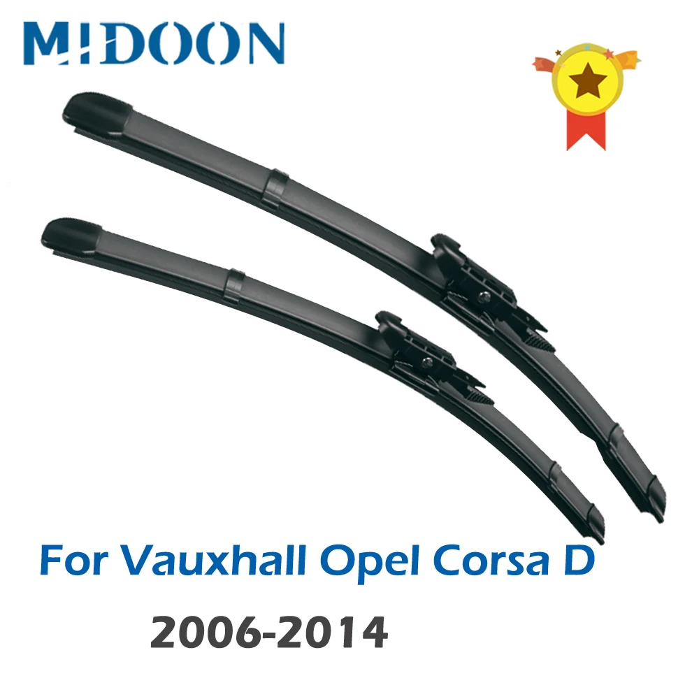 MIDOON Wiper Front Wiper Blades For Vauxhall Opel Corsa D 2006 - 2014 Windshield Windscreen Front Window 26