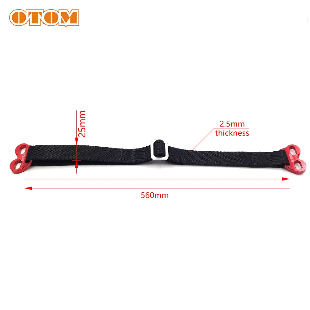 OTOM Motorcycle 560MM Front Lift Strap CNC Steering Stem Adjustable Rescue Pull Belt For HONDA YAMAHA KAWASAKI SUZUKI Dirt Bikes