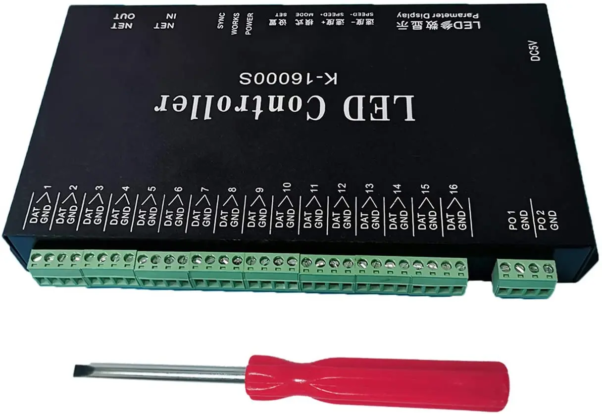 مُتحكم Madrix K16000S: دليل شامل لاختيار المُتحكم المثالي لمشاريع الإضاءة الذكية