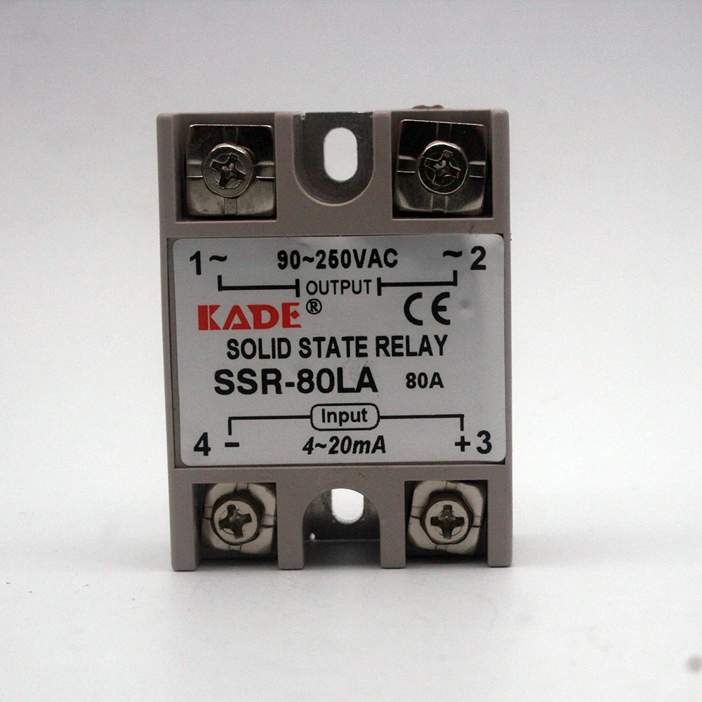 SSR-60LA/ 75LA / 80LA current type solid state voltage regulator intelligent solid state voltage regulator module input 4-20mA