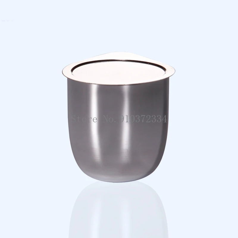 

1pcs 30ml 50ml Silver Crucible with Cover, Experimental Supplies, Silver Crucible with 99.99% Silver Content