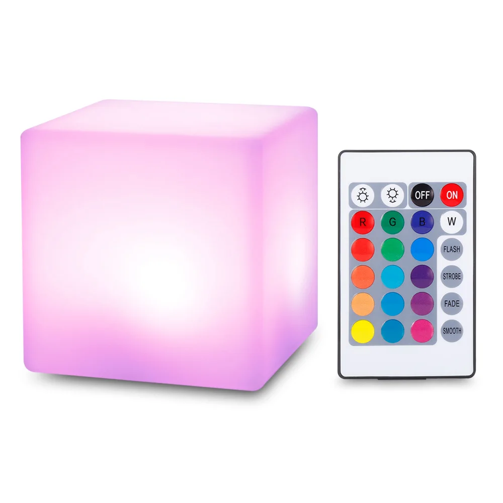 2021 Original Chair Cube Seat Led Light Waterproof Rechargeable LED Lights Remote Control Bar Home Garden Party Event Decor