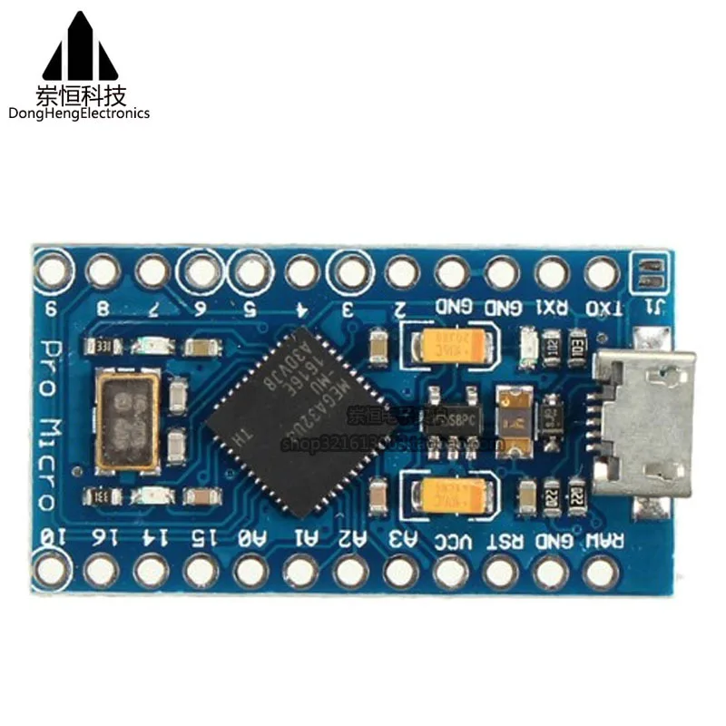 Pro Micro Adopts Atmega32U4's Own Usb Update Program 5V/16M Single-chip Microcomputer Development Board