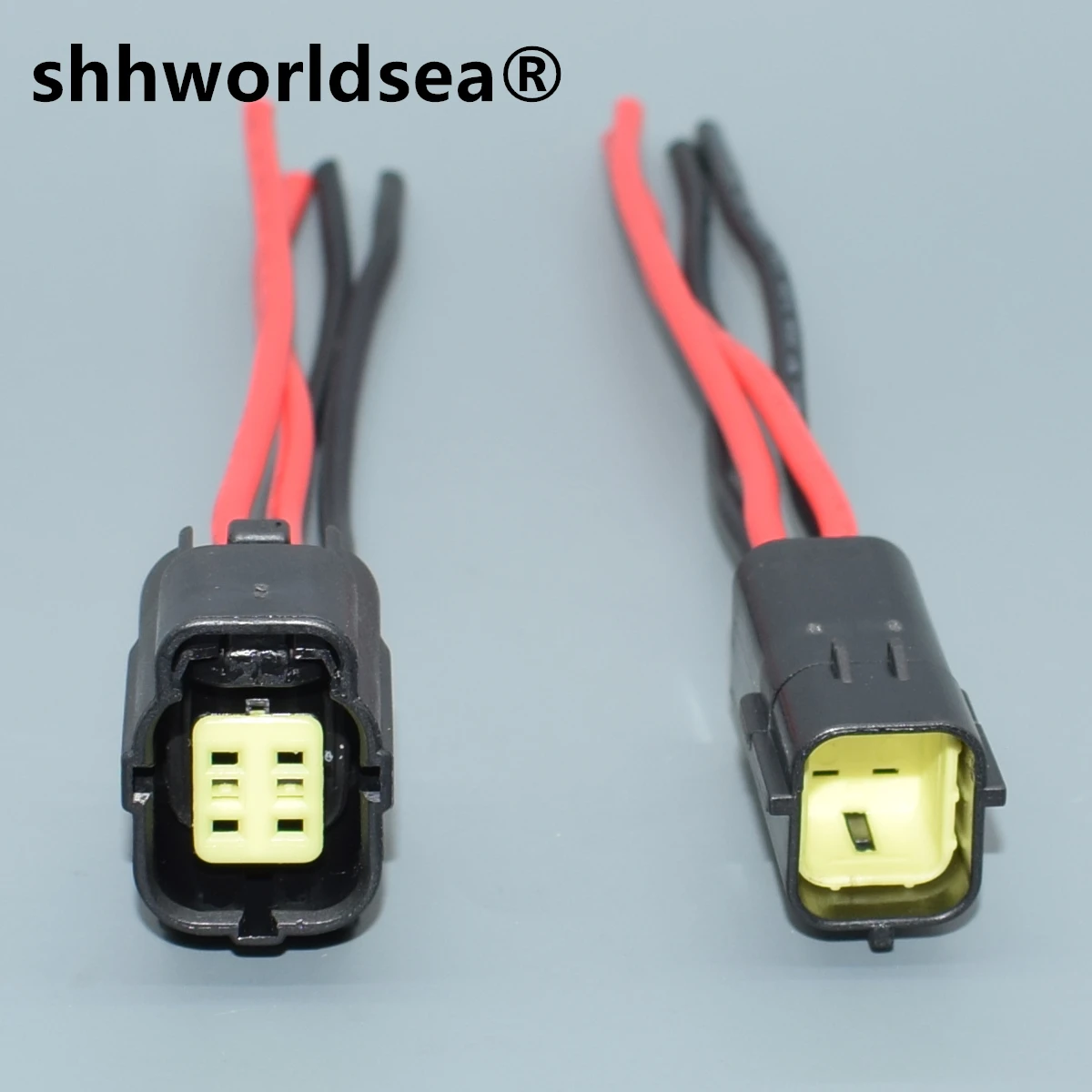 shhworldsea 4 Pin 174257-2 174259-2 Automotive Electrical Socket  Connector For MAZDA 626 98-00 Oxygen Sensor Plug