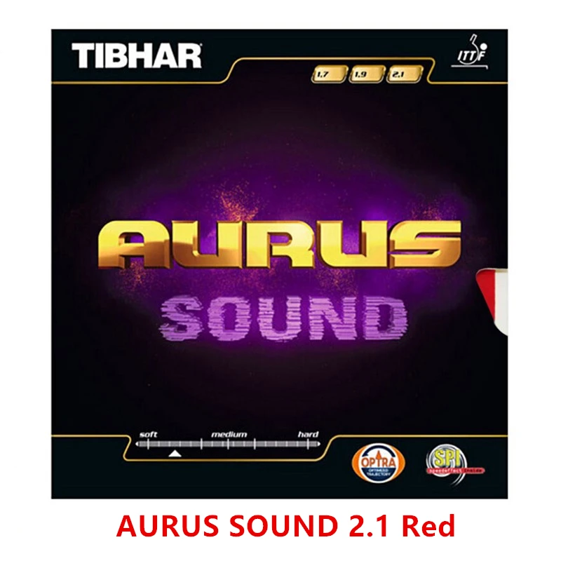 TIBHAR AURUS / AURUS SOUND / SOFT Original TIBHAR Tischtennis-Gummi-Ping-Pong-Schwamm 6