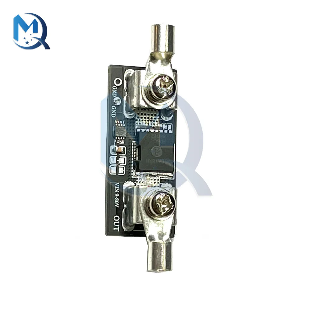 9-80V 50A High Current Ideal Diode Module Solar Anti-reverse Charging Anti-Reverse Current Protection with Binding Post