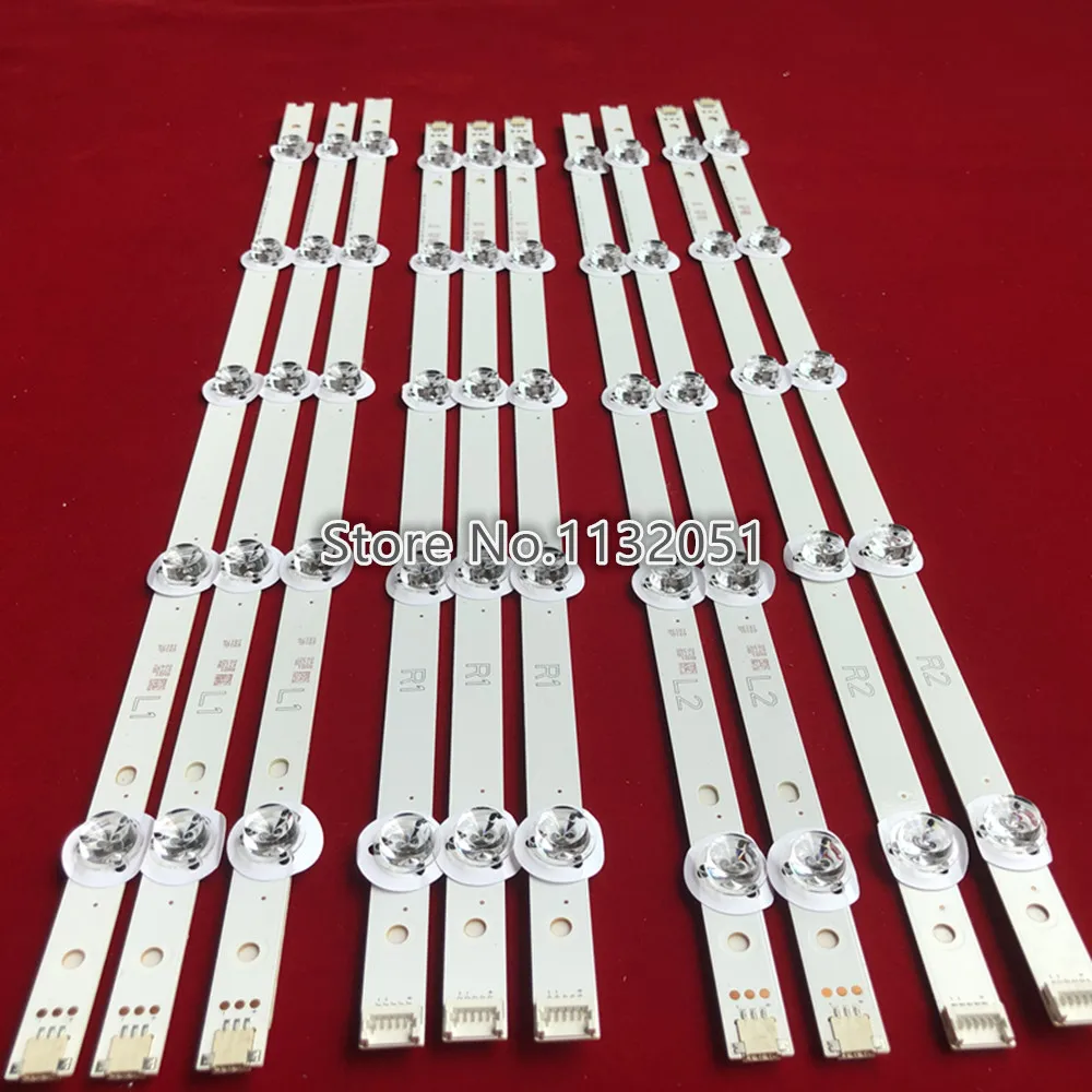 10pcs LED Backlight Strip For TX-47AS650E TX-47ASM651 TX-47AS650B TX-47AS740E 47AS740B 6916L-1811A 1812A 1813A 1814A
