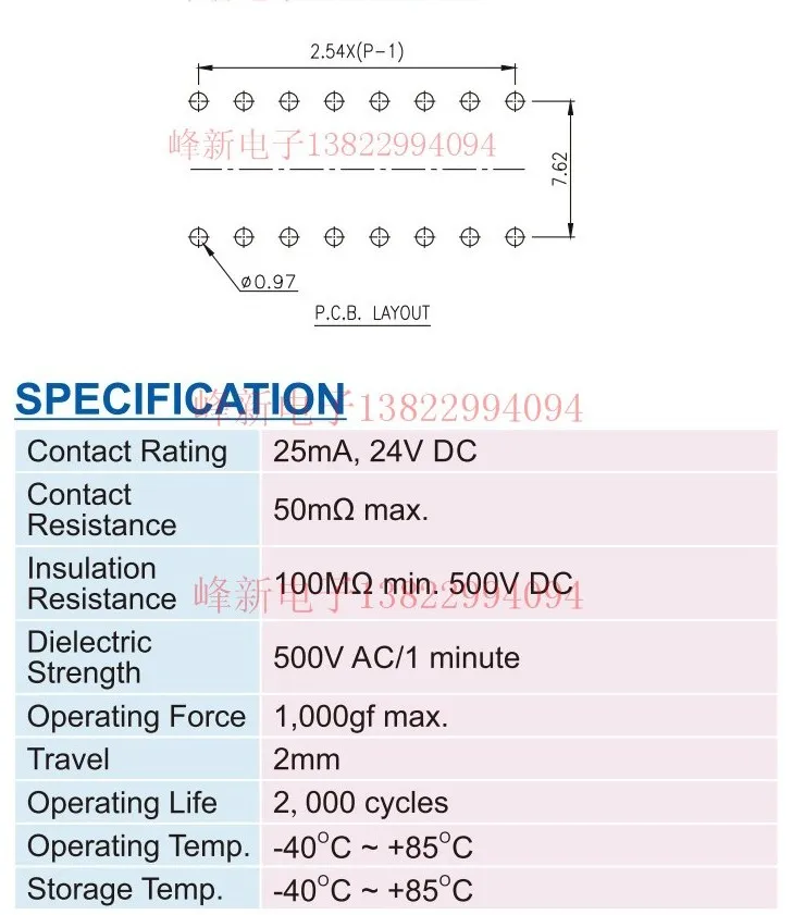 Interruptor de código de dial de 6 bits, interruptor de codificación de tipo de llave, dial rojo, 2,54 MM, 10 Uds. En línea