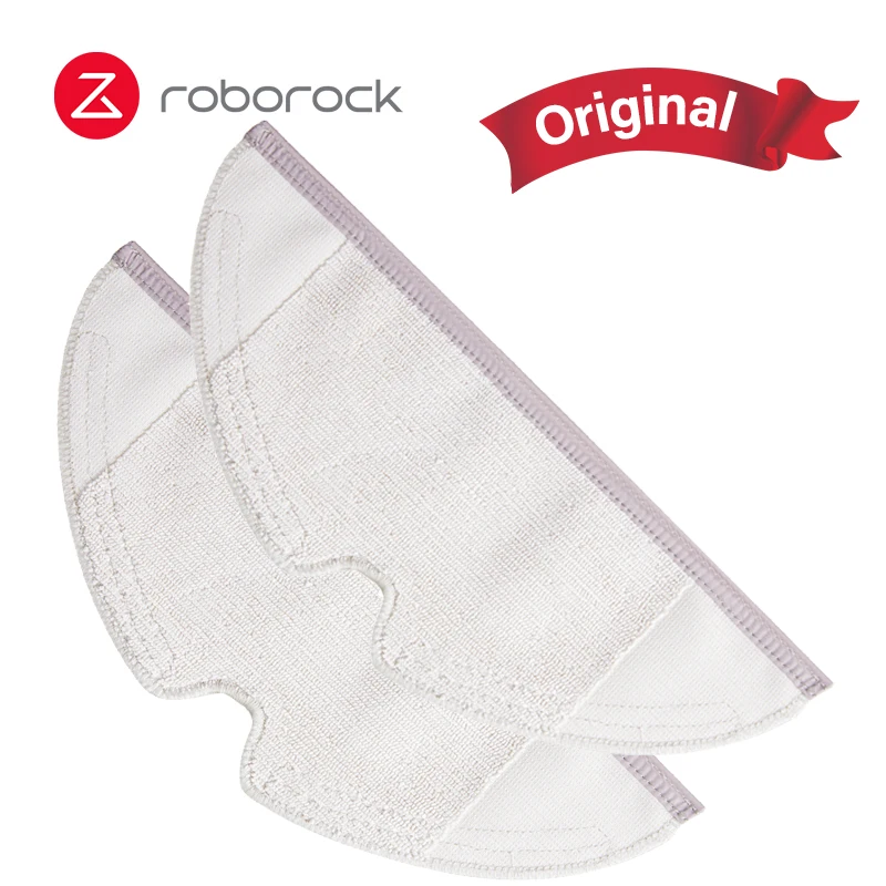 Original Roborock เครื่องดูดฝุ่นหุ่นยนต์ Disposable Mop ผ้าสำหรับ Roborock S50/S55/E4/S6/S5 Max/S6บริสุทธิ์/S6 MaxV/S4 Max/Q7 Max