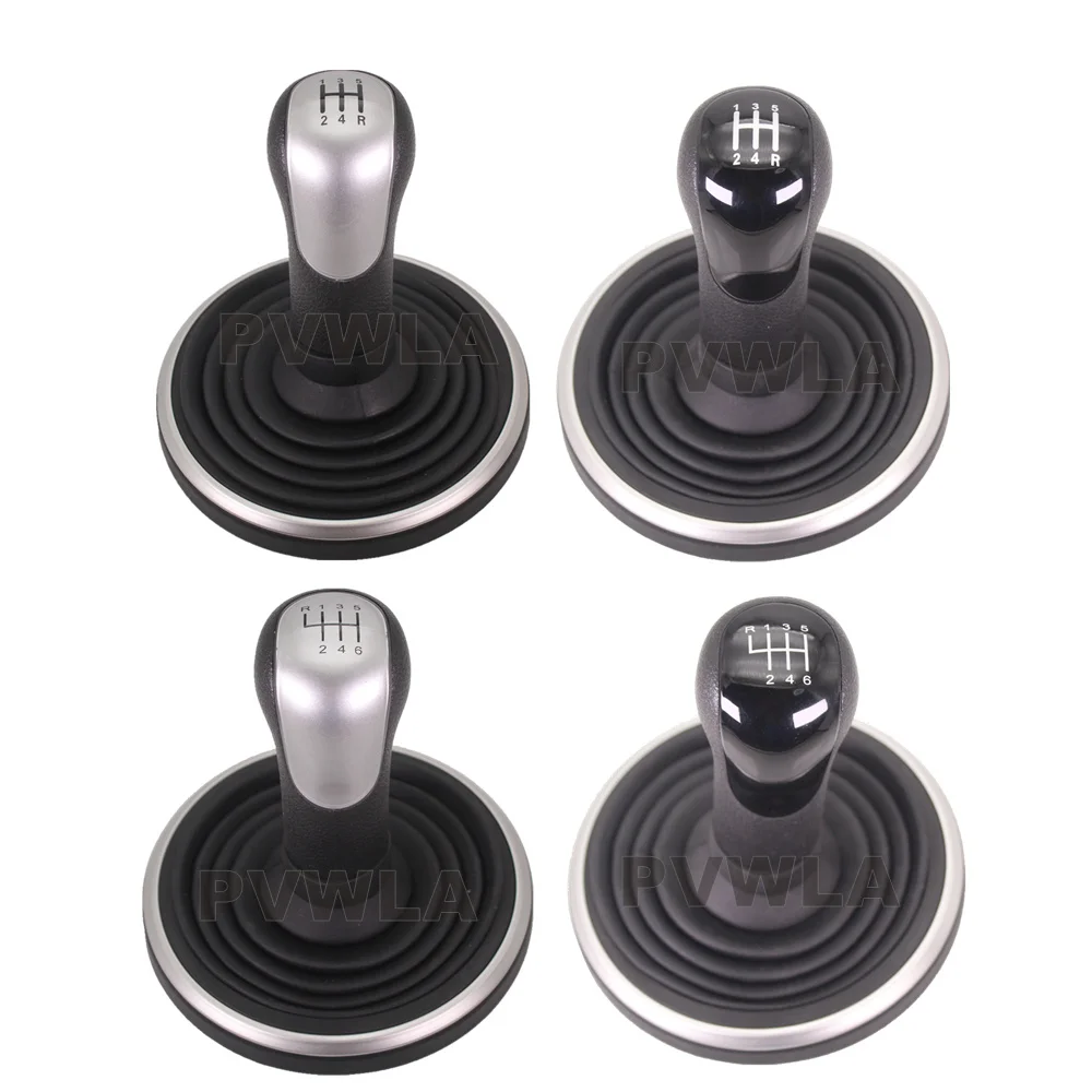 For Ford FIESTA 2002 2003 2004 2005 2006 2007 2008 Car 5 / 6 speed Gear  Shift Stick Knob Handle With Dust Cover Car Styling