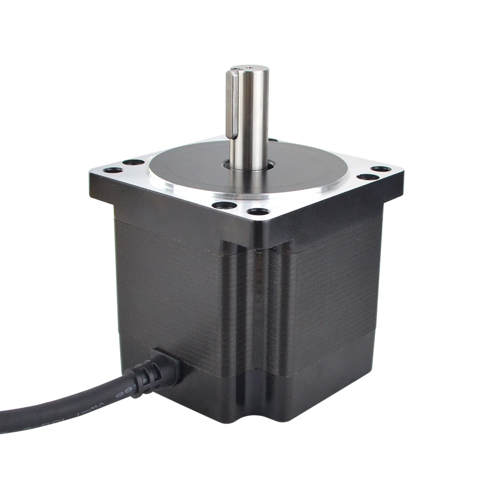 STEPPERONLINE Nema 34 Stepper Motor 4.8Nm 6A 4-lead 80mm Stepping Motor 14mm Shaft for CNC Engraving Milling Machine