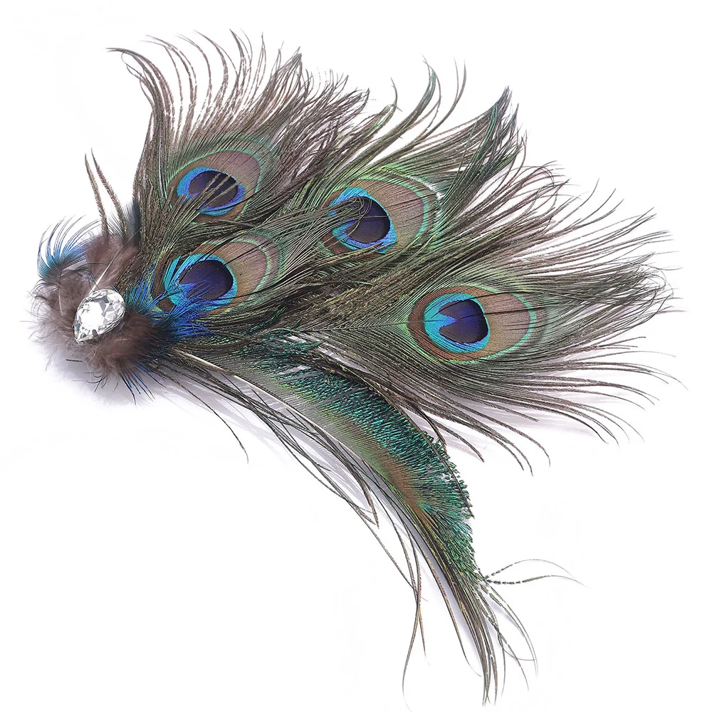 Bridal wedding veils Peacock Feathers Wedding Accessories  display picture 1