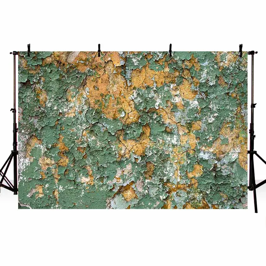 Avezano-Parede de cimento para estúdio fotográfico, pedra pequena, fundo de ferro manchado enferrujado sujo, decoração de fotografia, adereços de estrada