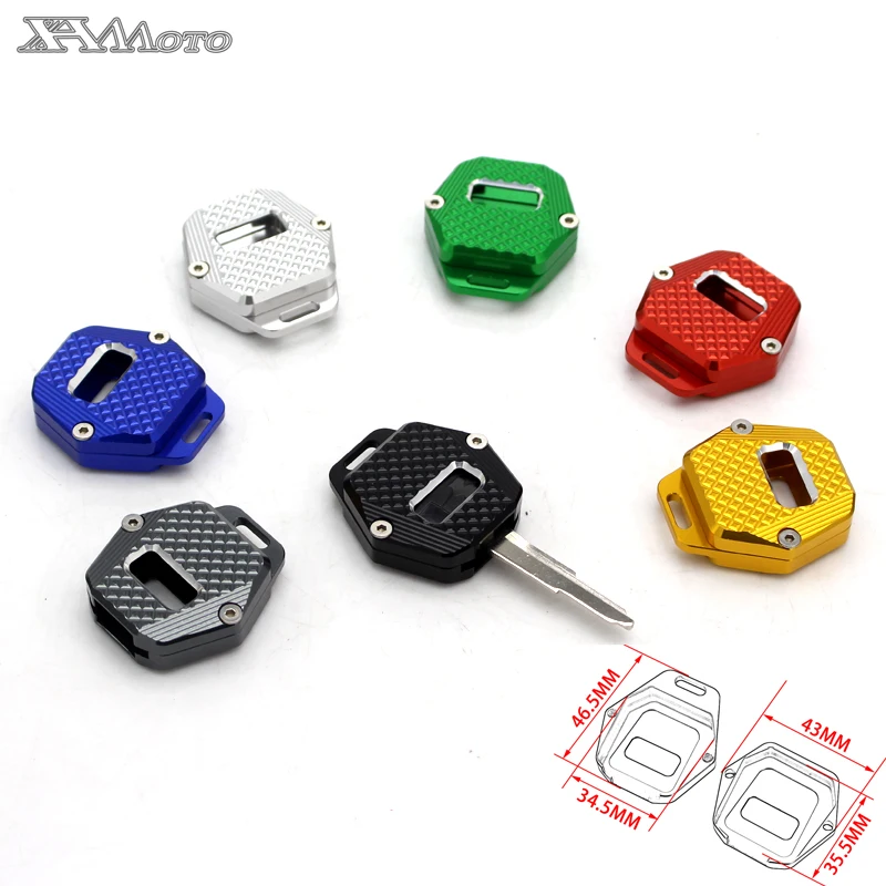 Motorcycle CNC Decoration Key Cover Gurad For KAWASAKI ZXR400 ZRX400 ZZR400 ZZR600 ZX6R ZX7R ZX9R ZX10R ZX12R ZX14R Z750 ZR1200