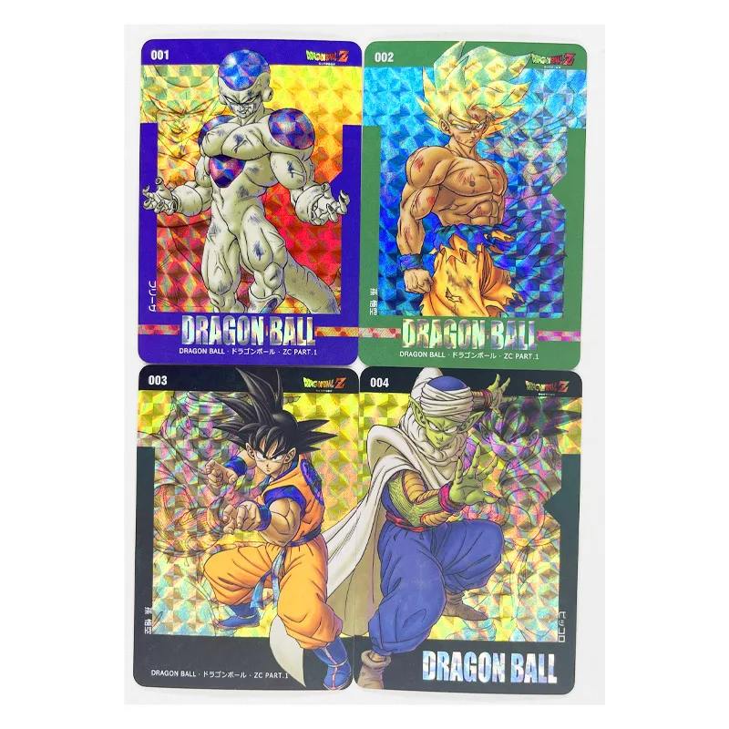 4pcs/set Dragon Ball Z GT Super Saiyan Heroes Battle Card Ultra Instinct Goku Frieza Game Collection Cards