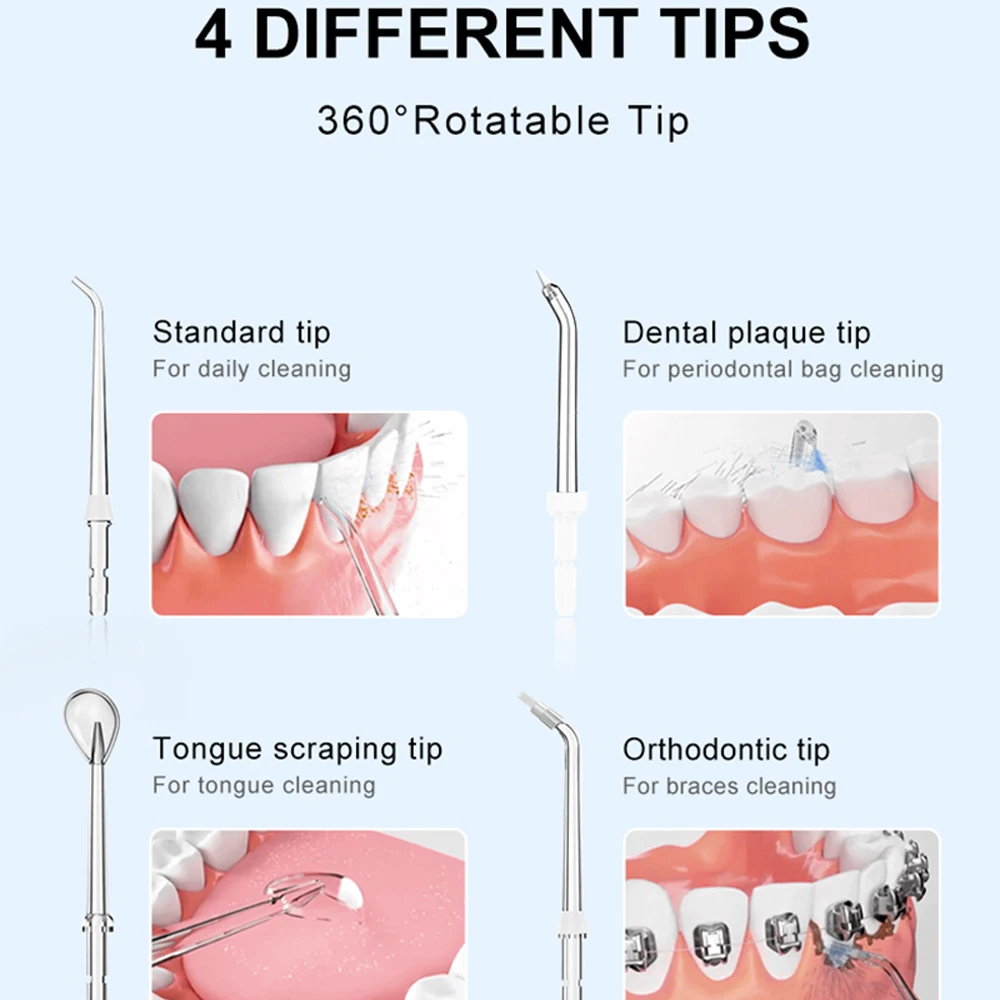 Irrigateur buccal à eau portable, soie dentaire, USB, blanchiment des dents, peroxyde, Wiltshire, système de blanchiment des dents, livres