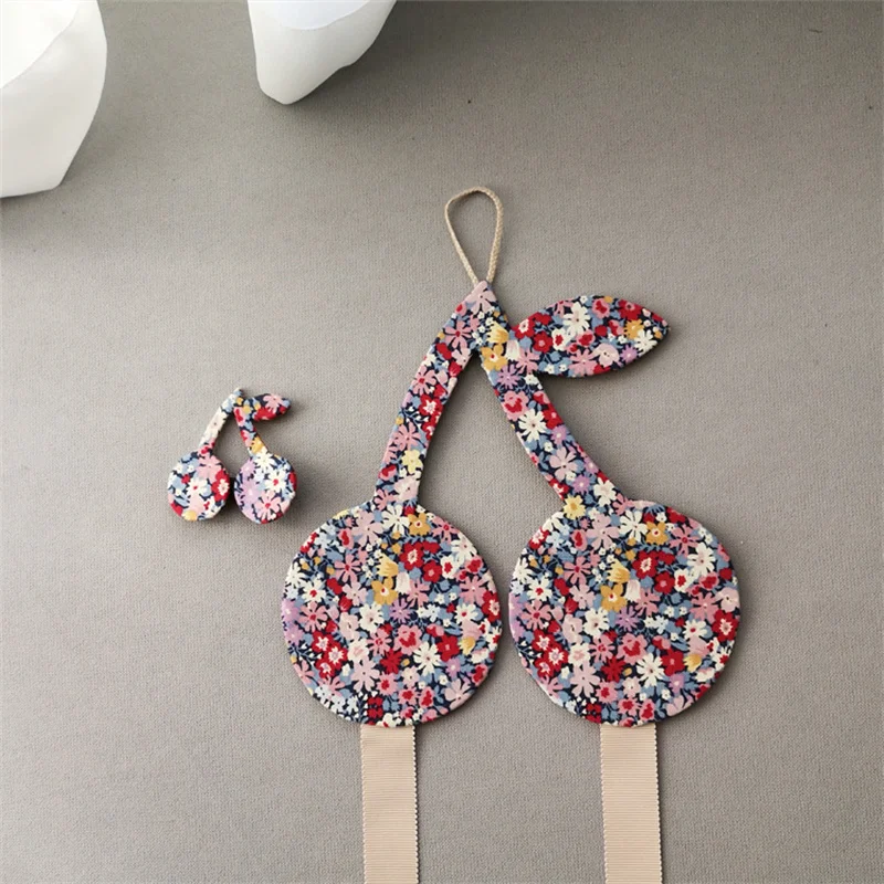 Cute Cartoon Strawberry/Rabbit Baby Hair Clips Holder Kids Girls Hairpin Storage Belt Organizer Strip Wall Hanging Decoration