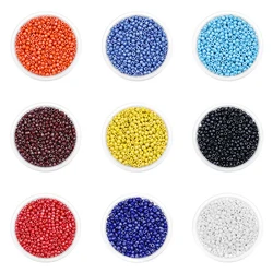 300pcs 3/4mm Czech Glass Seed Beads Round Hole Loose Crystal Bead DIY Bracelet Necklace For Jewelry Making Supplies Accessories