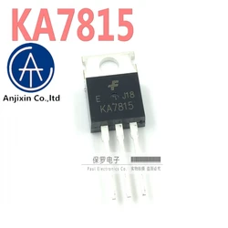 Regulador de tres terminales KA7815ETU KA7815, nuevo, original, 100%, 1A/15V a-220, 10 Uds., stock real