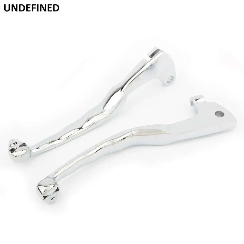 Chrome Skull Motorcycle Brake Clutch Lever Shifter Lever for Yamaha XV Virago 250 535 700 750 1000 1100 1985-1999 1998 1997 1996