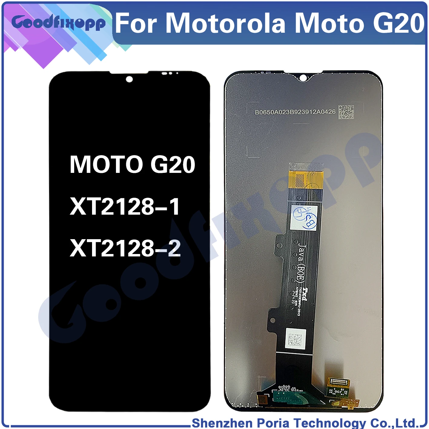 

Для Motorola Moto G20 XT2128 XT2128-1 LCD дисплей сенсорный экран дигитайзер сборка Замена