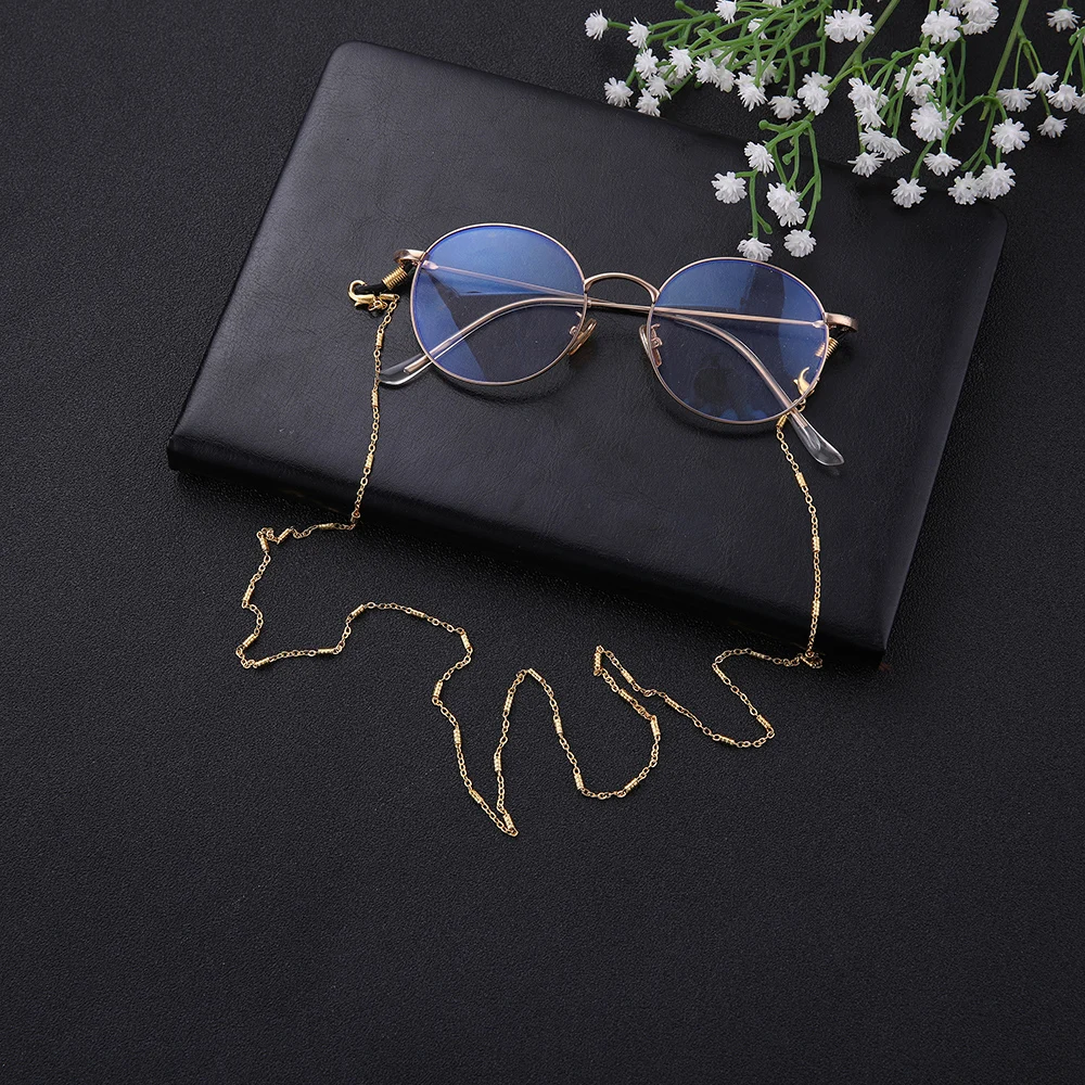 Skyrim Metal Glasses Chain Holder Gold Color Sunglasses Chains Lanyard for Eyeglasses Cord Neck Strap Mask Rope Gift for Women