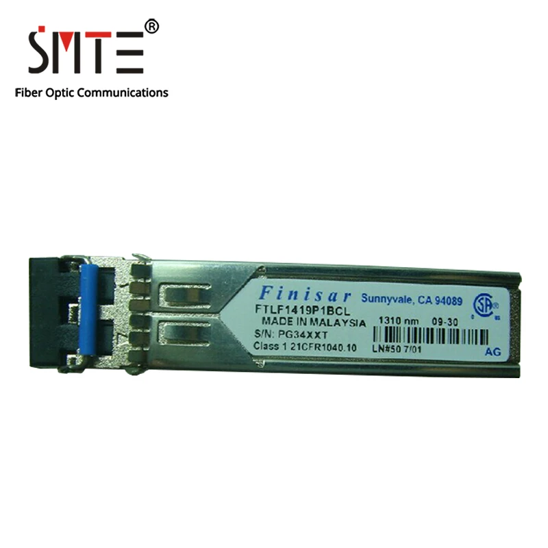 

Волоконно-оптический модуль Finisar FTLF1419P1BCL SFP 1,25G-1310nm-40km
