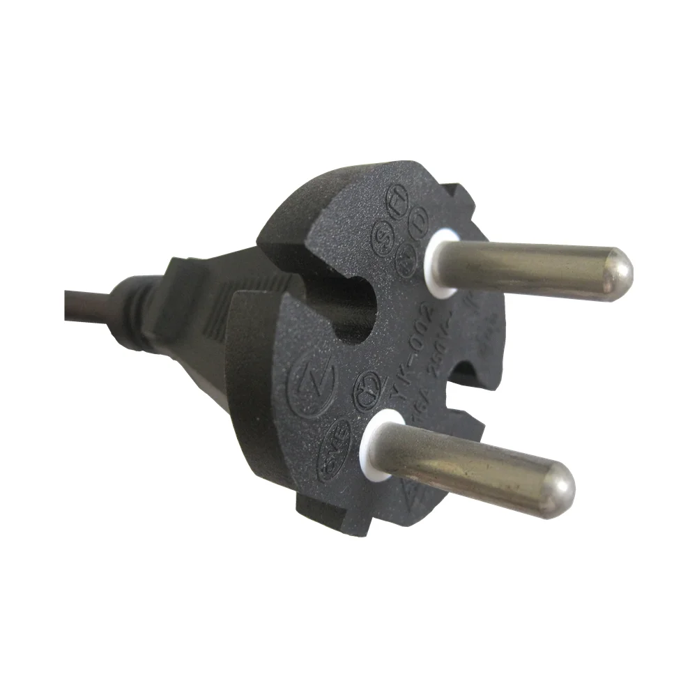 Cavo 2X0.75 metro quadrato PVC Un'europa a due pin di lunghezza 2 M