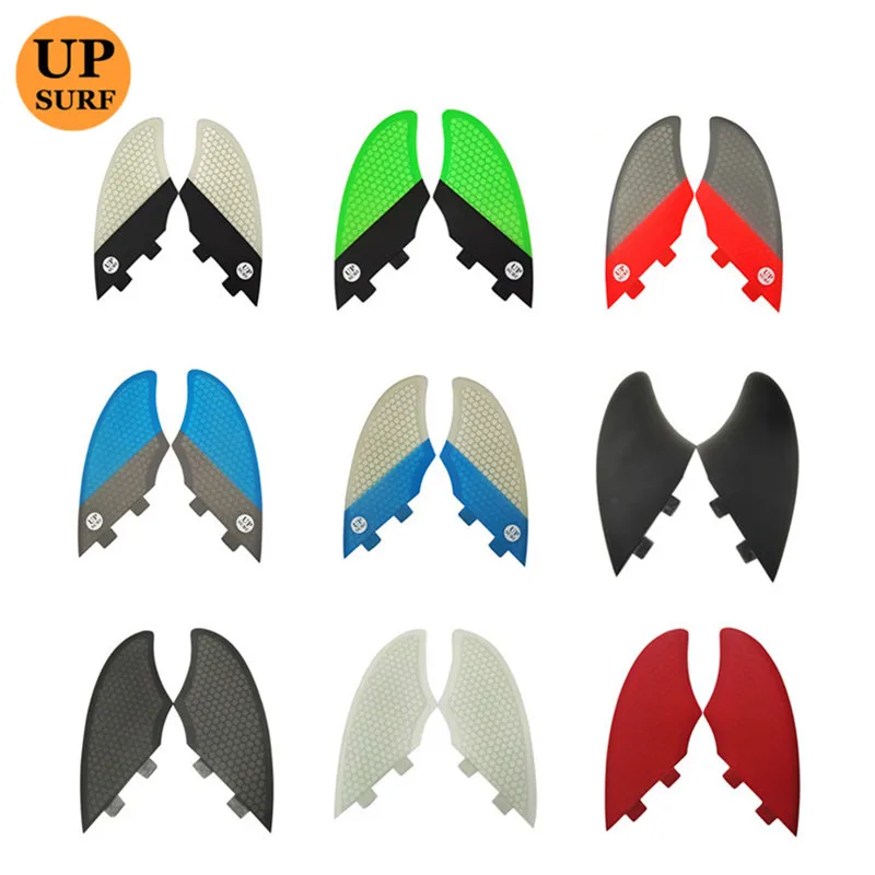 

Double Tabs Fins Keel fin Double Tabs Keel Fin twin fins in Surfing KEEL fins surf water sport surf accessories upsurf