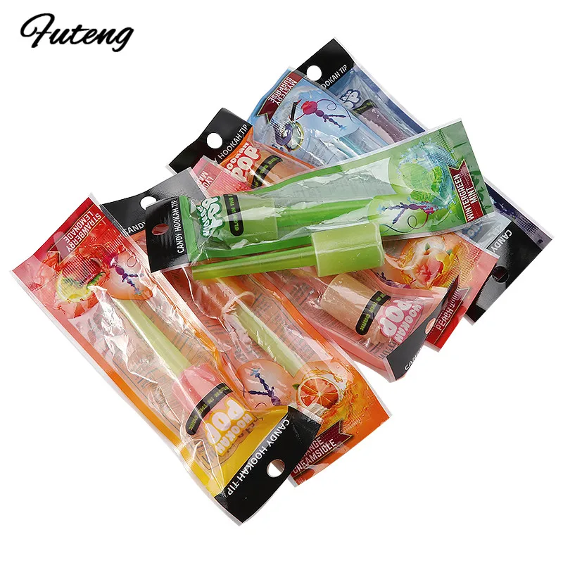 5Pcs/lot New Candy Hookah Mouthpieces Fruit Flavors Shisha Mouthpiece Tips Smoking Pipe Accessories