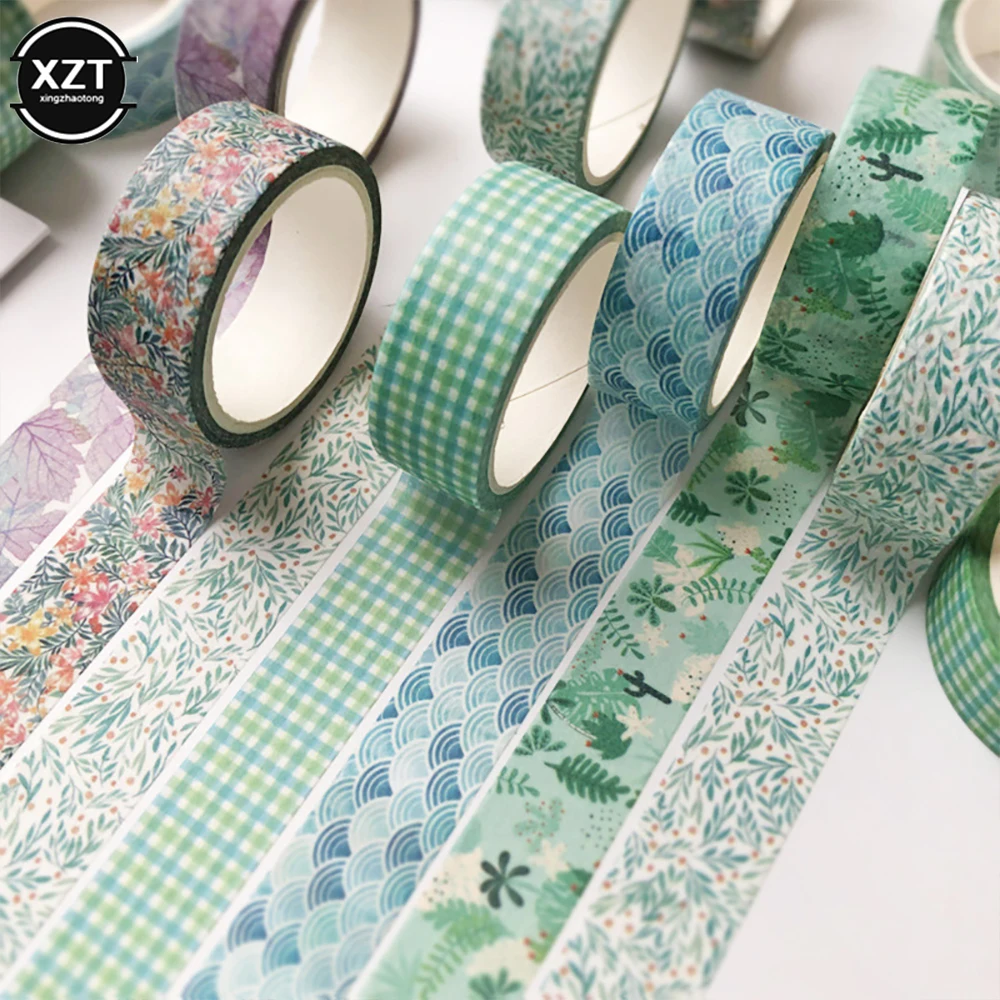 Washi Tape ตกแต่งน่ารักกาวเทป DIY กระดาษกาวสำหรับสติกเกอร์ Scrapbooking โรงเรียนเครื่องเขียนเทป
