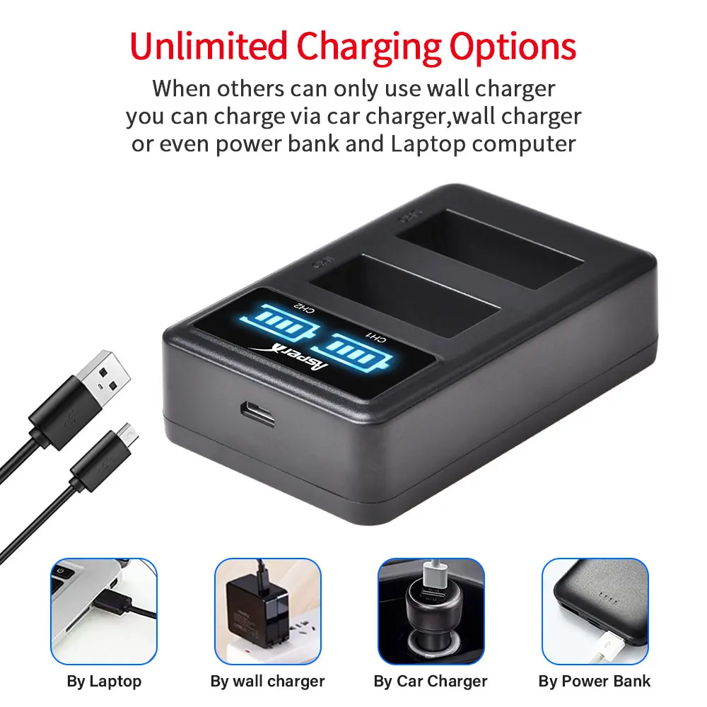 1350mAh LP-E17 باتريا LP E17 LPE17 كاميرا بطارية + شاحن لكانون SL3 EOS M3 M5 M6 750D 760D T6i T6s 800D 8000D Kiss X8i